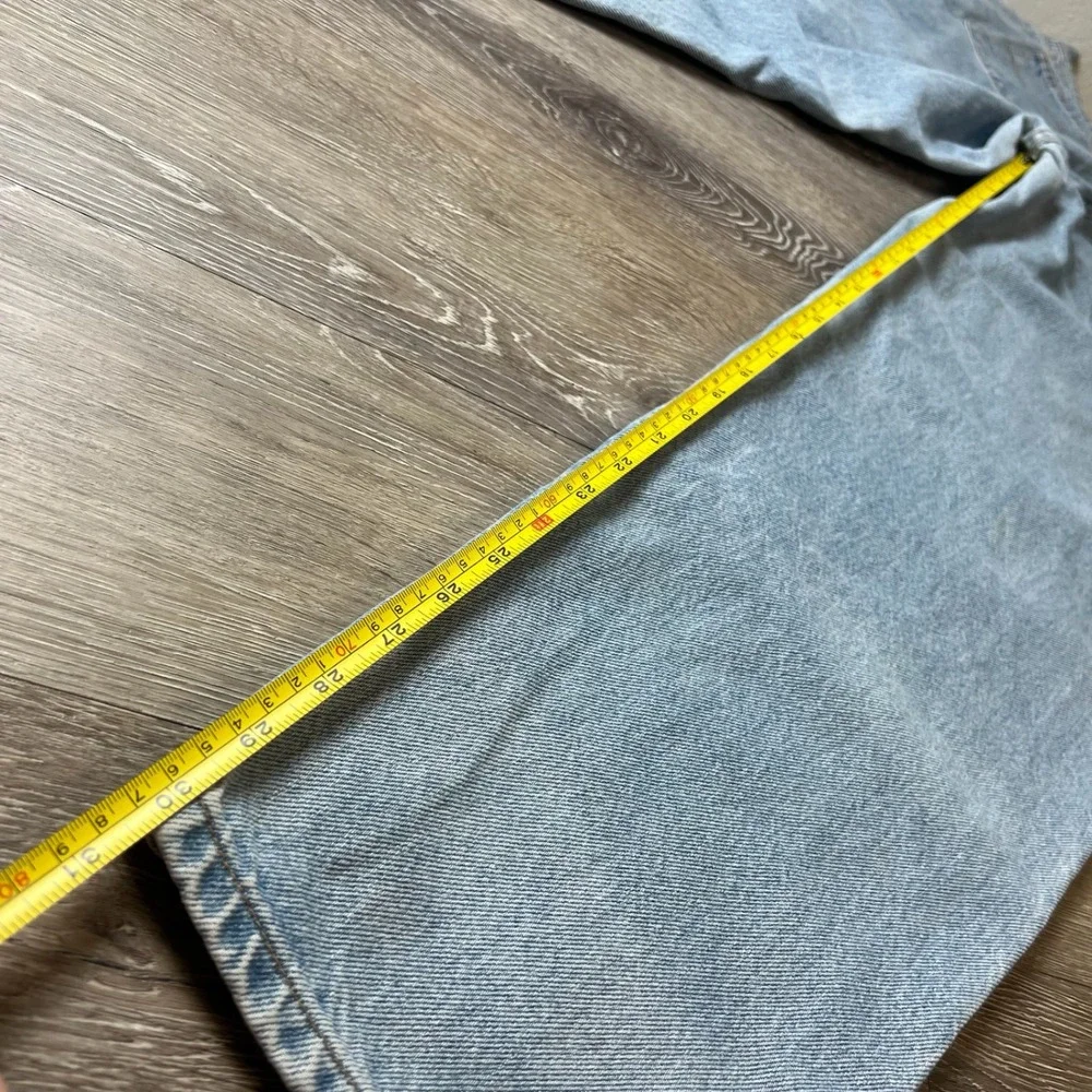 Levi's 560 Jeans Mens 38x32 Light Wash Loose Fit Tapered Leg Vintage 90s Baggy